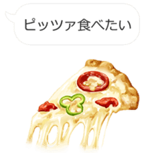 Wanna eat!Can't help stopping appetite!! sticker #10485386