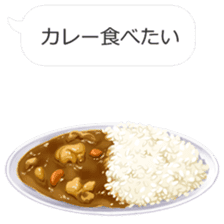 Wanna eat!Can't help stopping appetite!! sticker #10485387