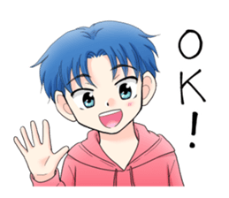 Energetic & crybaby boy Sticker sticker #10485625