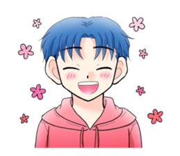 Energetic & crybaby boy Sticker sticker #10485628