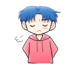 Energetic & crybaby boy Sticker sticker #10485635