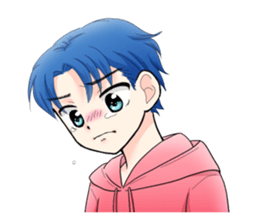 Energetic & crybaby boy Sticker sticker #10485639