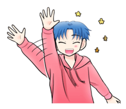 Energetic & crybaby boy Sticker sticker #10485641