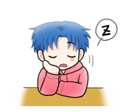 Energetic & crybaby boy Sticker sticker #10485643