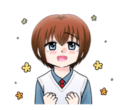 Energetic & crybaby boy Sticker sticker #10485646