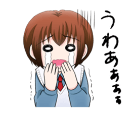 Energetic & crybaby boy Sticker sticker #10485657