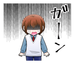 Energetic & crybaby boy Sticker sticker #10485658