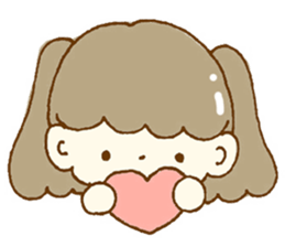 Cute sticker girls use sticker #10485715