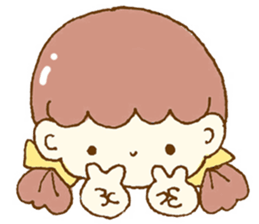 Cute sticker girls use sticker #10485724