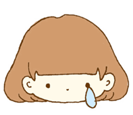 Cute sticker girls use sticker #10485730