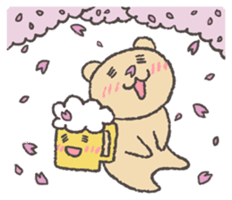 A drunken bear! ver.2 sticker #10485821