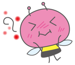 He is a bee.His name is hatchan! sticker #10485884