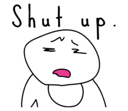 English baby sticker #10486065