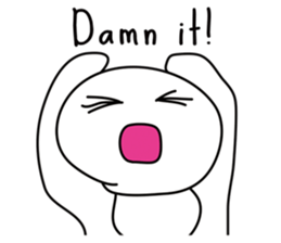 English baby sticker #10486074