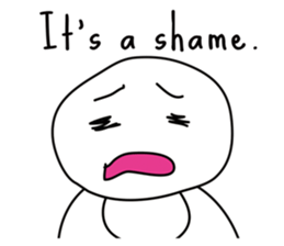 English baby sticker #10486083