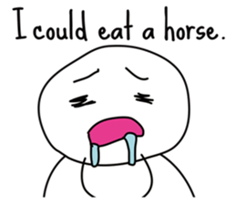 English baby sticker #10486085