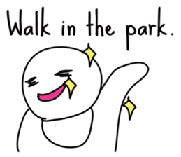 English baby sticker #10486086