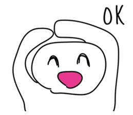 English baby sticker #10486092