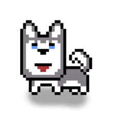 Pixel Pups sticker #10486909