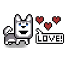Pixel Pups sticker #10486913