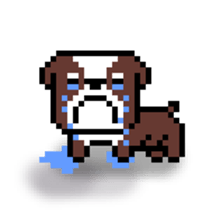 Pixel Pups sticker #10486916