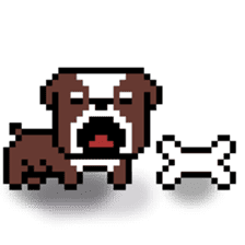 Pixel Pups sticker #10486917