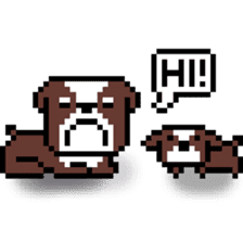 Pixel Pups sticker #10486918