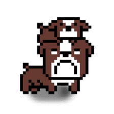 Pixel Pups sticker #10486919
