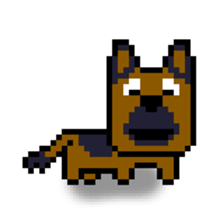 Pixel Pups sticker #10486920