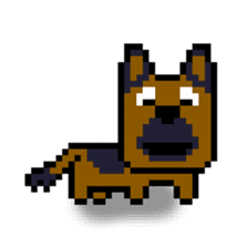 Pixel Pups sticker #10486920