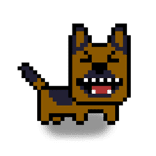 Pixel Pups sticker #10486921