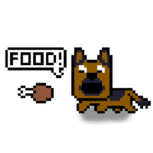 Pixel Pups sticker #10486922