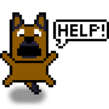 Pixel Pups sticker #10486923