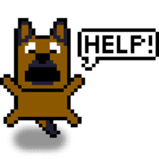 Pixel Pups sticker #10486923