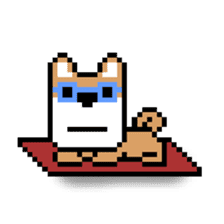 Pixel Pups sticker #10486927