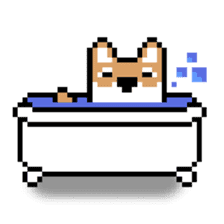 Pixel Pups sticker #10486929