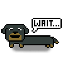 Pixel Pups sticker #10486932