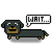 Pixel Pups sticker #10486932