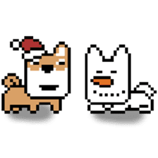 Pixel Pups sticker #10486937