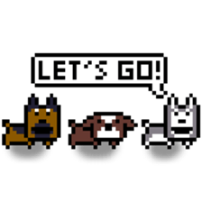 Pixel Pups sticker #10486938