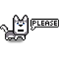 Pixel Pups sticker #10486941