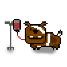Pixel Pups sticker #10486942