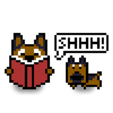 Pixel Pups sticker #10486943