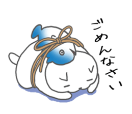 obentoh cat(maguro)2nd siro sticker #10487205