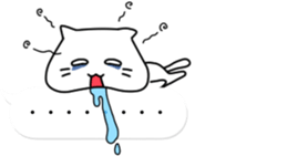 The balloon of the Cat;short reply sticker #10487875