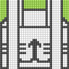 8-bit pixel Tofu Cube Bunny Rabbit sticker #10488024