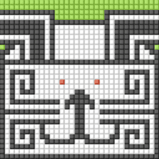 8-bit pixel Tofu Cube Bunny Rabbit sticker #10488025