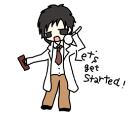 Research life English ver. sticker #10489328