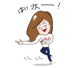 Overaction girl ver.2 sticker #10490448