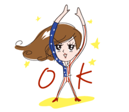 Overaction girl ver.2 sticker #10490451